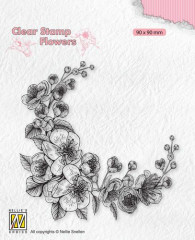 Clear Stamps - Flowers Blütenecke
