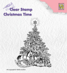Clear Stamps - Weihnachten Baum mit Geschenken
