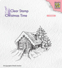 Clear Stamps - Christmas Time Cosily Snowy Cottage