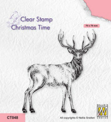 Clear Stamps - Christmas time Hirsch