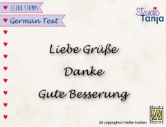 Clear Stamps - German Texts - Danke (DE)
