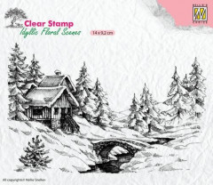 Clear Stamps - Idyllic Flora Winter Scene-1