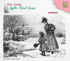 Clear Stamps - Idyllic Floral Vintage Winter