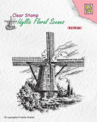 Clear Stamps - Idyllic Floral Windmühle