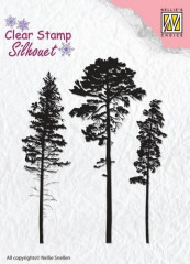 Silhouette Clear Stamps - 3 Pinetrees