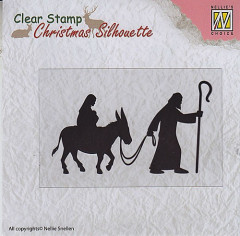 Clear Stamps - Christmas Silhouette nativity