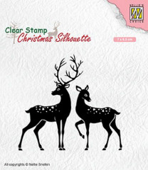 Clear Stamps - Christmas Silhouette Hirsch