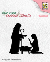 Clear Stamps - Christmas Silhouette Nativity-2