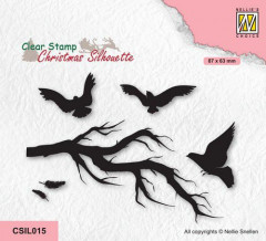 Clear Stamps - Silhouette Vögel