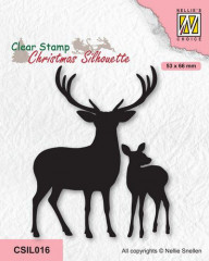 Clear Stamps - Silhouette Hirsch