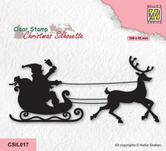 Clear Stamps - Silhouette Weihnachtsmann