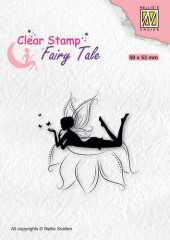 Clear Stamps - Fairy Tale Nr. 20 Elf Laying in Flower