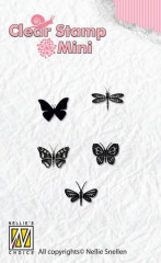 Mini Clear Stamps - Schmetterlinge