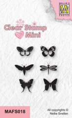 Clear Stamps - mini Schmetterlinge -2