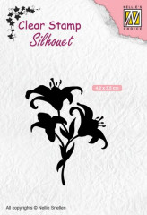 Clear Stamps - Silhouette Lilien
