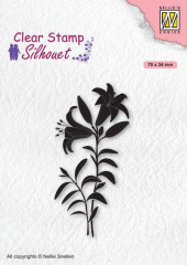 Clear Stamps - Silhouette Lilie