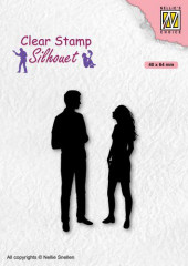 Clear Stamps - Silhouette Teenagers treffen