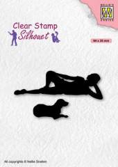 Clear Stamps - Silhouette Teenagers Dhund