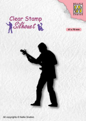 Clear Stamps - Silhouette Teenagers Gitarre