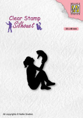 Clear Stamps - Silhouette Teenagers Katze