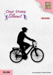 Clear Stamps - Silhouette Sport Cycling