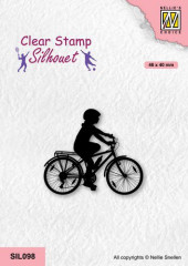 Clear Stamps - Silhouette Sport Cycling 2