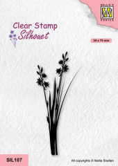 Clear Stamps - Silhouette Blumen -20