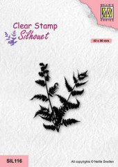 Clear Stamps - Silhouette Farnzweig