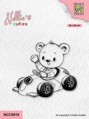 Clear Stamps - Christmas Cuties Young Driver