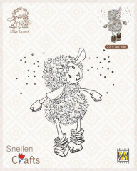 Clear Stamps - Little Lammy Its snowing