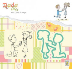DADA Die and Clear Stamps - Marriage Heiratsantrag