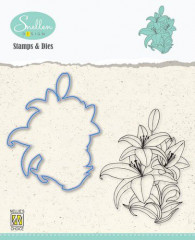 Flowers Die Cut and Clear Stamps - Lilie