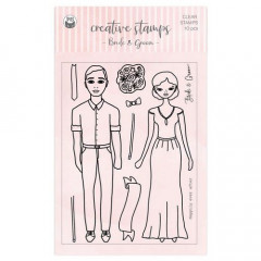 Clear Stamps - Bride and Groom