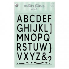 Clear Stamps - Alphabet 01