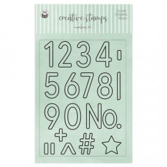 Clear Stamps - Numbers 02