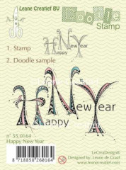 LeCrea Clear Stamps - Doodle Happy New Year