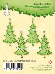 LeCrea Clear Stamps - Weihnachtsbäume klein
