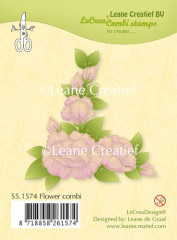LeCrea Clear Stamps - Flower combi