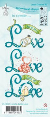 LeCrea Clear Stamps - Liebe