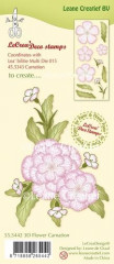 LeCrea Clear Stamps - 3D Flower Nelke