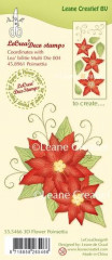 LeCrea Clear Stamps - 3D Flower Poinsettia