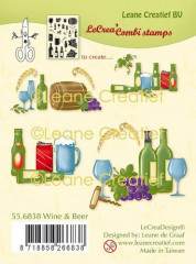LeCrea Clear Stamps - Wein und Bier