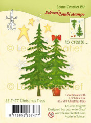LeCrea Clear Stamps - Weihnachtsbäume