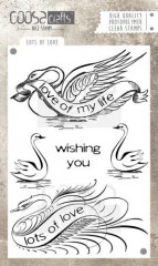 Coosa Crafts Clear Stamps - Lots of love 