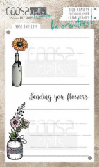Coosa Crafts Clear Stamps - Vase Envelope