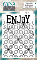 COOSA Crafts Clear Stamps - Enjoy