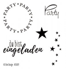 Dini Design Clear Stamps - Party (DE)