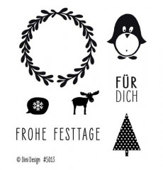 Dini Design Clear Stamps - Frohe Festtage (DE)