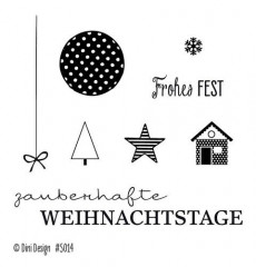 Dini Design Clear Stamps - Weihnachtstage (DE)