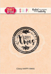 Craft and You Clear Stamps - Happy Xmas